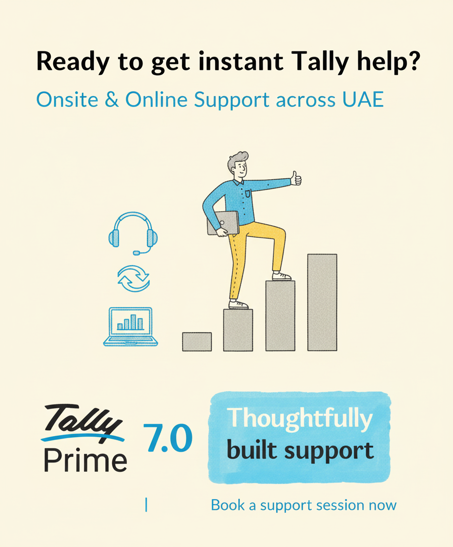 TallyPrime expert support for Al Ain, Fujairah and Umm Al Quwain businesses